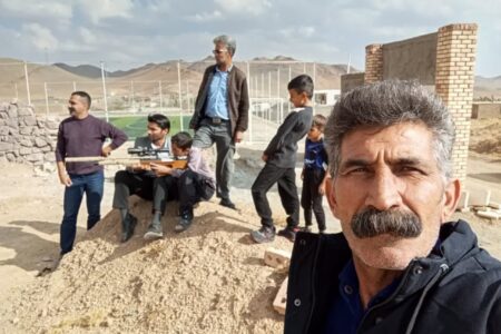 بازدید رئیس هیات تیراندازی استان از زیرساخت های تیراندازی در شهرستان درمیان