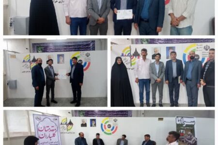 اعطای حکم ریاست هیات تیراندازی شهرستان درمیان